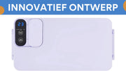 Elektrische Lunchbox 35,2 Oz - Voor Onderweg, Kantoor & School - Draagbaar & Oplaadbaar met Touchscreen Bedieningsknop - Inclusief Geïsoleerde Tas - Paars