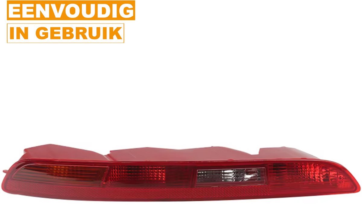 Reflectoren Vortex - Achterbumper - Rood - Voor Audi Q3 8UB (2011-2014) - Mist-/Remlicht - Links & Rechts