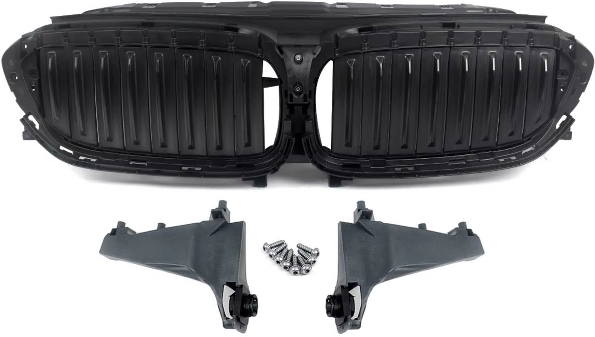 Voorbumper grille Brutal - Voor BMW G30 (2017-2020) - 51747497279 - Actieve Lucht Sluiter - Auto accessoires