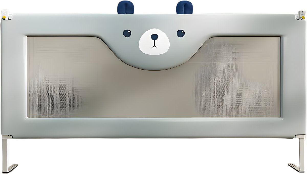 Baby Bedhek - Bedhekje - Bedrail - Uitvalbescherming - Voor bed - Veiligheidsleuningen & Bedbewaker - Beer - 140cm