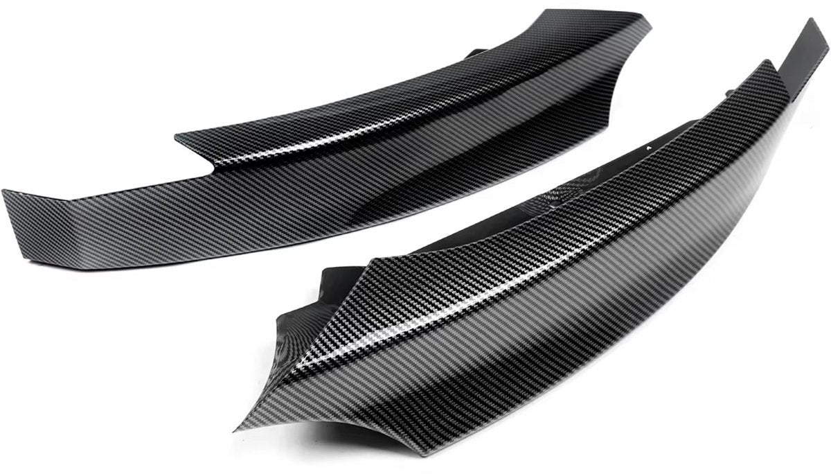 Zijspoiler Zorric - Zijspoiler Splitter Carbon - Voor BMW 1 Serie E82 M Sport (2007-2013) - Carbon Look - Auto accessoires