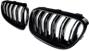 Grille - Voor BMW E92/E93 2dr LCI - Auto accessoires - Niergrille - Dubbelsteg - Gloss Zwart