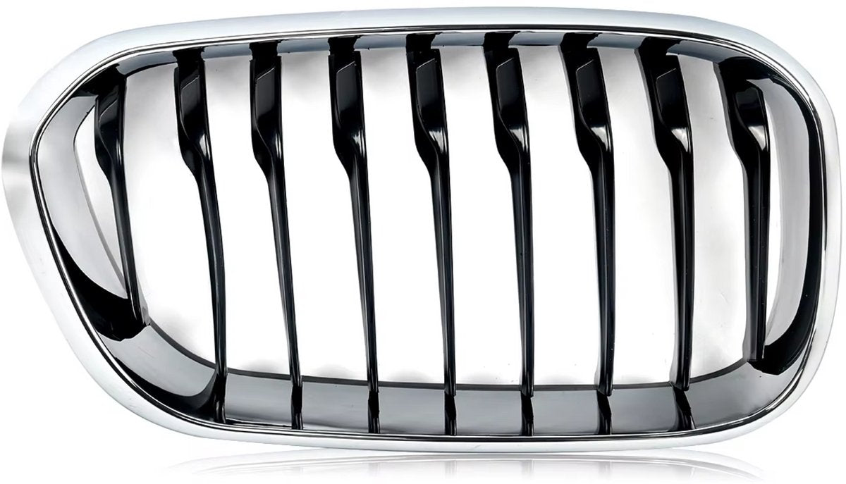 Voorbumper grille- Chroom + Zwart - Voor BMW 1 Serie F20/F21 LCI (2015-2019)- Auto accessoires