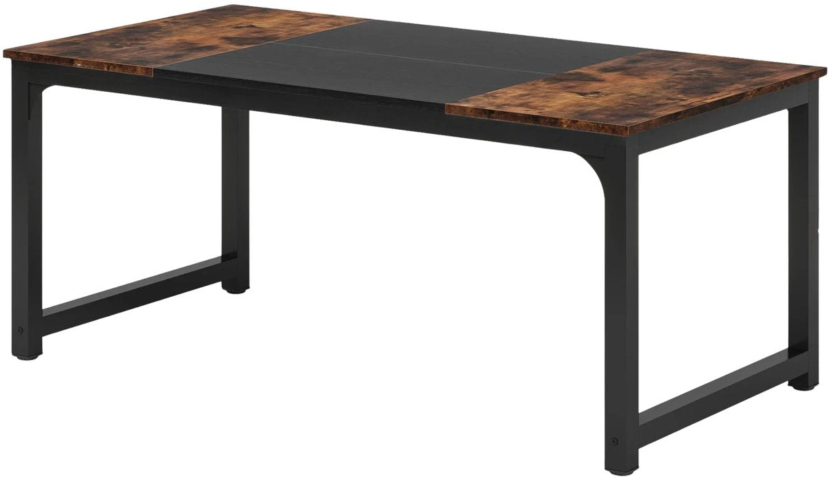 Eettafel Duvia - 160cm - Voor 6-8 personen - Voor Keuken of eetkamer - Bruin