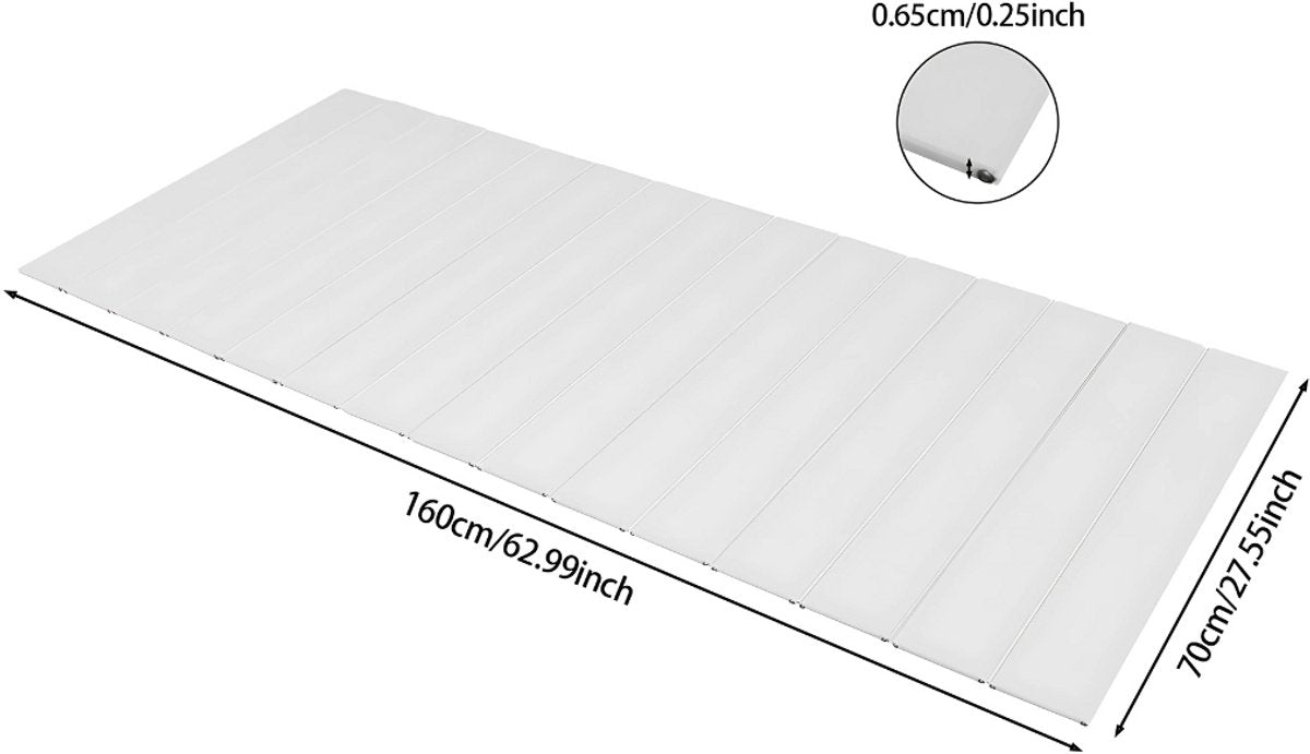 Badkuipafdekking - Badkuip cover - Badkamer Accessoires - Badkuipbescherming - Opvouwbaar - Isolatie - 75x170cm