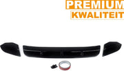 Frontlip TurboX - Voorbumper Spoiler Lip - Voor BMW X3M F97/X4M F98 (2019-2022) - Gloss Zwart/Koolstofvezel Look - Auto accessoires