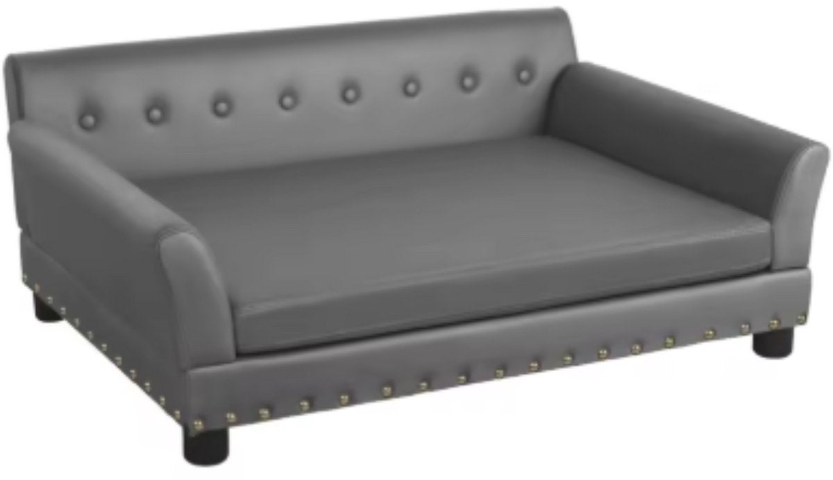 Hondenbank Jerino - Hondensofa op poten - Hondenzetel - Afneembaar kussen - 100cm