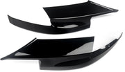 Side Hoek Splitters Voorbumper - Set van 2 - Voor BMW F10 M5 Sedan (2010-2016) - Gloss Zwart