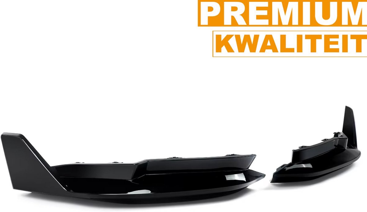 Splitter Dravon - Bumper Splitter Lip Schorten - Voor BMW G80 M3 Sedan (2021-2024) - Glanzend Zwart - MP Stijl - Auto accessoires