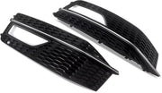 Voorbumper - Voor Audi A4 B8.5 S-Line/S4 2012-2015 - Auto accessoires - Mistlichtgrille - Honingraat stijl - Gloss Zwart
