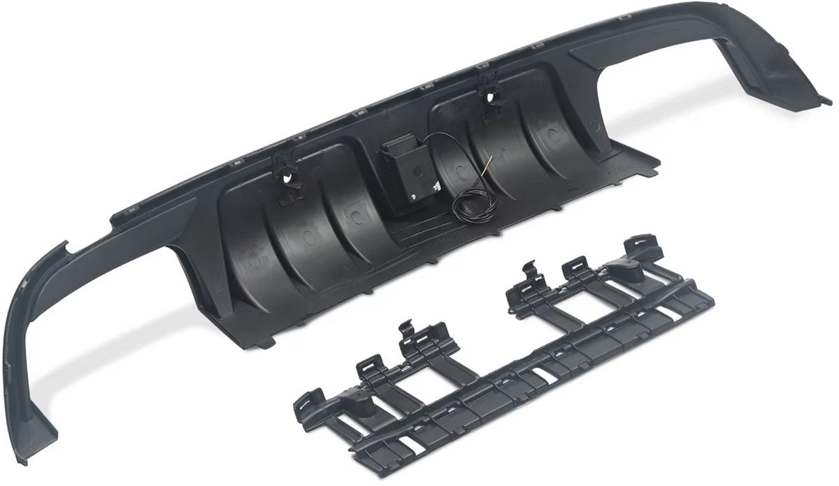 Achterdiffuser Lip met Uitlaat Tips - Auto Accessoires - Voor Mercedes W205 C300/C63/C43 AMG (2015-2018)
