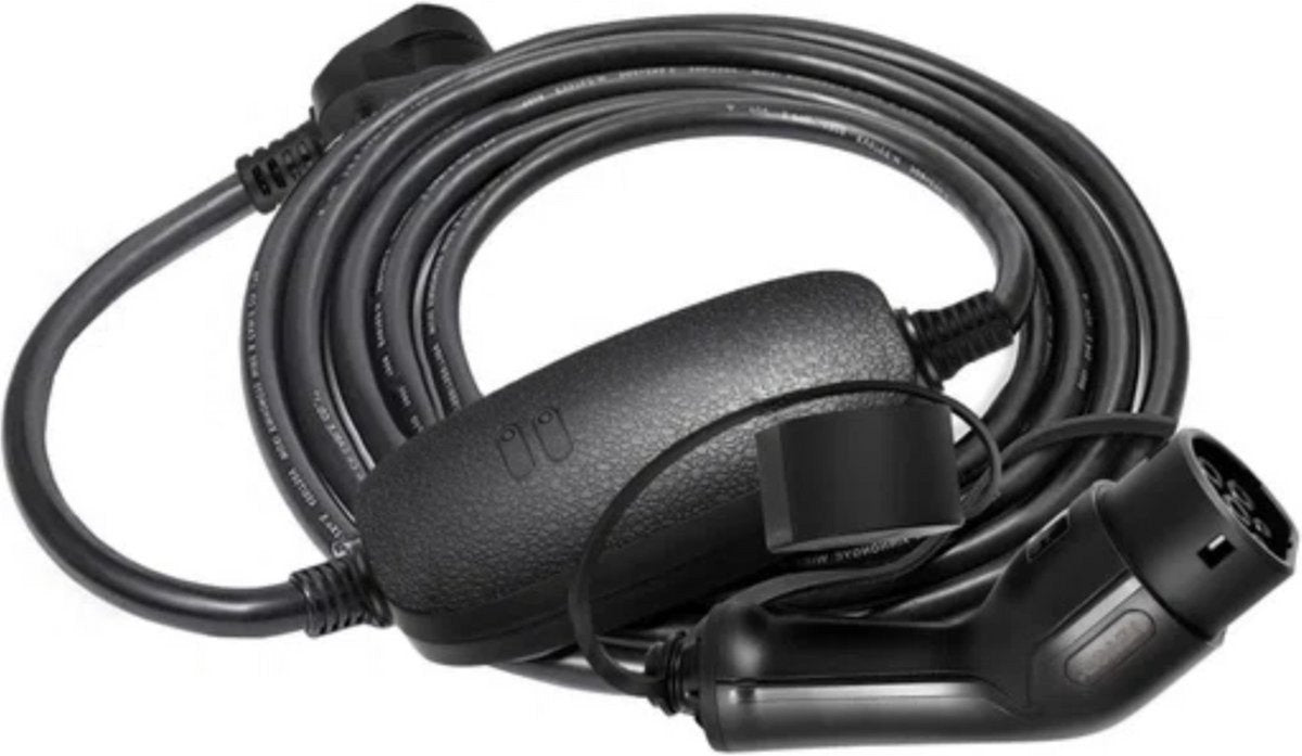 Mobiele Auto laadkabel PRO - Thuislader - Type2 - 6m Kabel - 10A-lader met CEE 32-stekker - 2,3kW - Voor Elektrisch Voertuig (16A/20A/24A/32A)