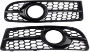 Mistgrille Shield Vortron - Mistlicht Grille bescherming - Voor Audi A4 B7 S-Line (2005-2008) - Honingraat