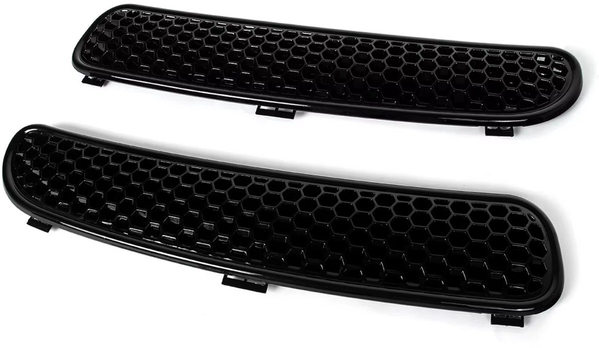 Grille Front Nextron - Voorbumper grill Deluxe - Voor Mini Cooper R50/R52/R53 - Honingraat Mesh