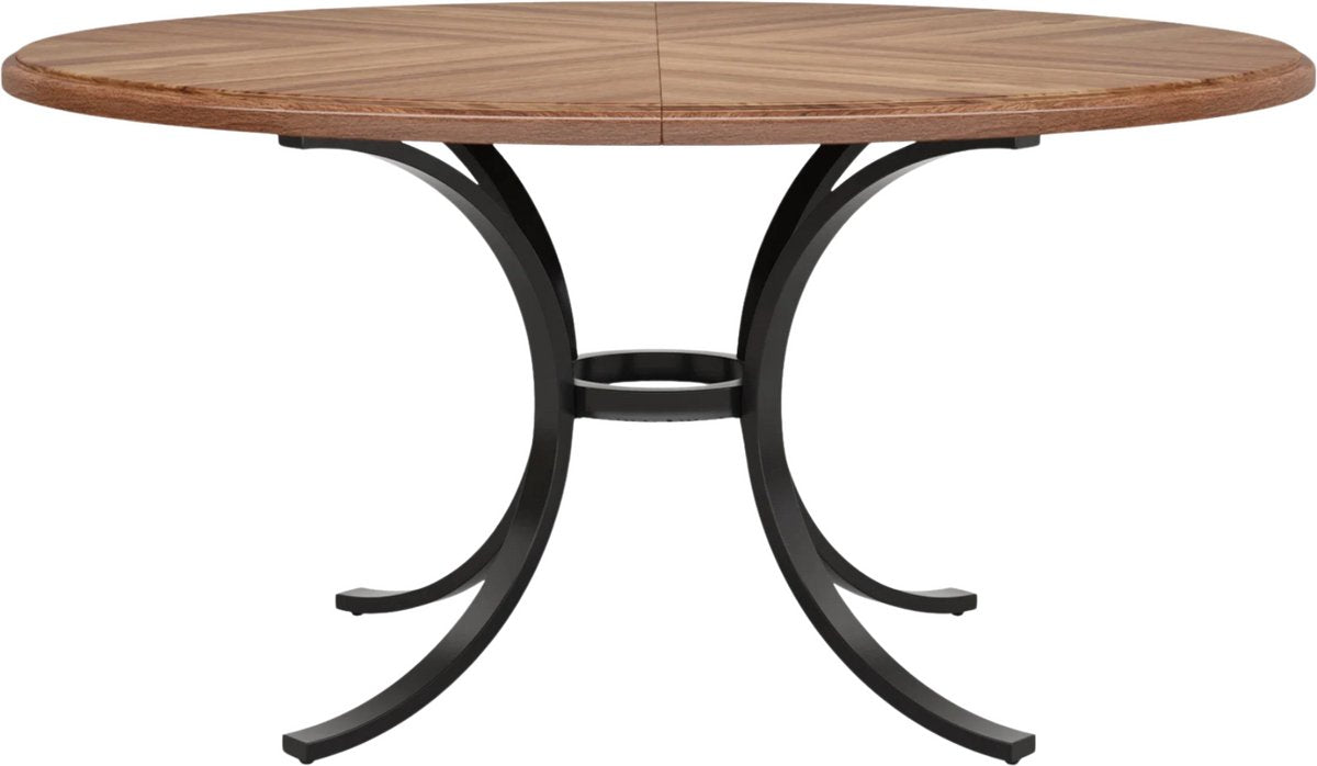 Eettafel Orvion - Ronde Eettafel 120cm - Voor 4 Personen - Voor Keuken en Eetkamer