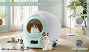 Zelfreinigend Kattenbak - Kattentoilet - Voor Meerdere Katten - Automatisch & Geschikt Voor Diverse Katten - 65L Capaciteit