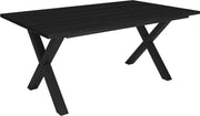 Bolt Edge Eettafel - X Poot - Massief Hout - 170x90x75cm - 4-6 Personen - Premium