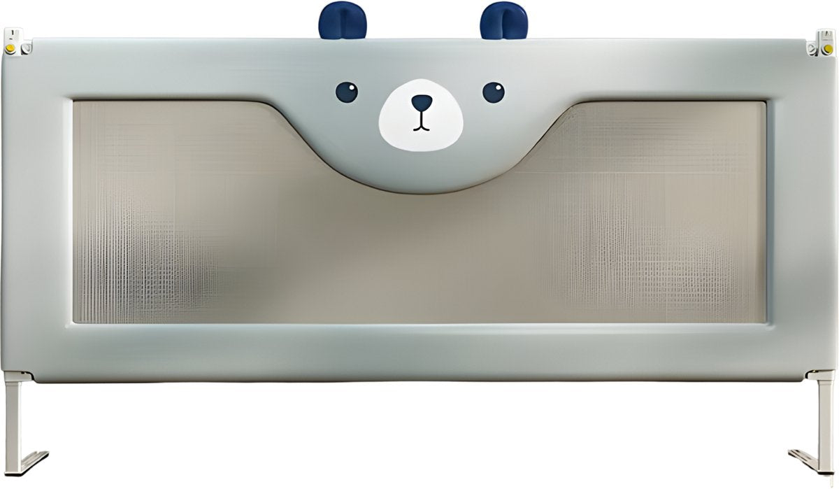 Baby Bedhek - Bedhekje - Bedrail - Uitvalbescherming - Voor bed - Veiligheidsleuningen & Bedbewaker - Beer - 90cm