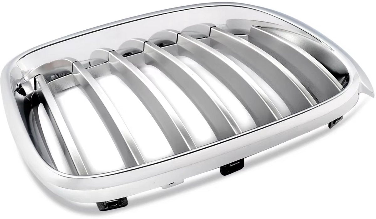 Voorbumper grille deluxe - Rechterkant - Chroom - Auto accessoires - Voor BMW F25 X3/X4 F26 (2014-2017) - Auto Accessoires