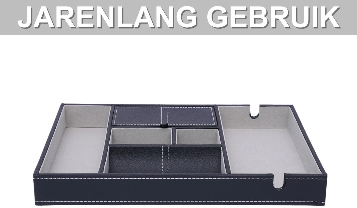 Sieradendoos - Juwelendoos - Sieradenopbergdoos – 6-vaks – Luxe – Organizer voor accessoires