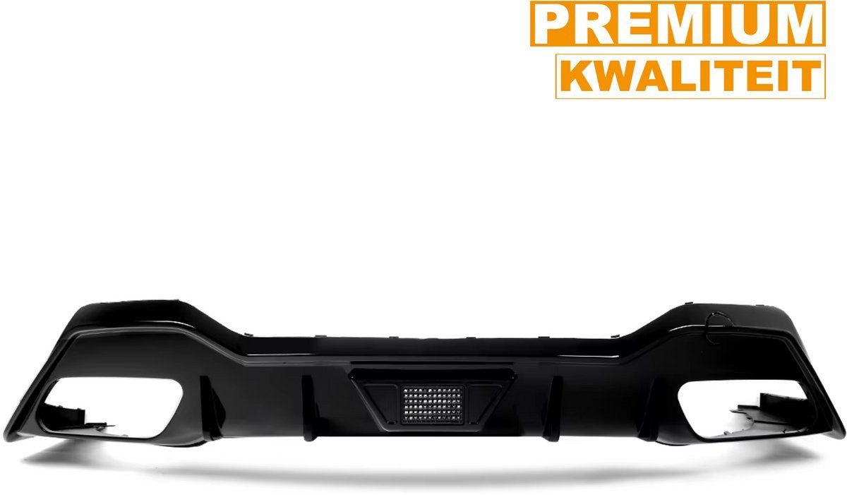 Diffuser LED Blade - Achterdiffuser Lip met LED - Voor BMW 8 Serie G14/G15 M850i Coupe (2018-2023) - Auto Accessoires