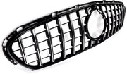 Voorbumper - Voor Mercedes E-Klasse W212 2014-2016 - Auto accessoires - GT Grille - Kapgrille - Gloss Zwart