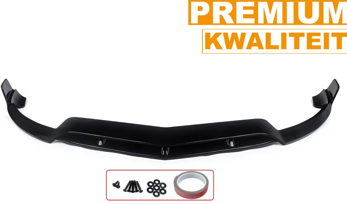 Voorbumper - Voor Mercedes E-Klasse W207 Coupe 2014-2016 - Auto accessoires - Lipspoiler - Gloss Zwart