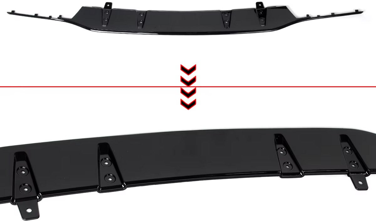 Achterbumper - Voor Mercedes C-Klasse C205/A205 Coupe/Convertible 2015-2018 - Auto accessoires - Splitter lip - C63 stijl