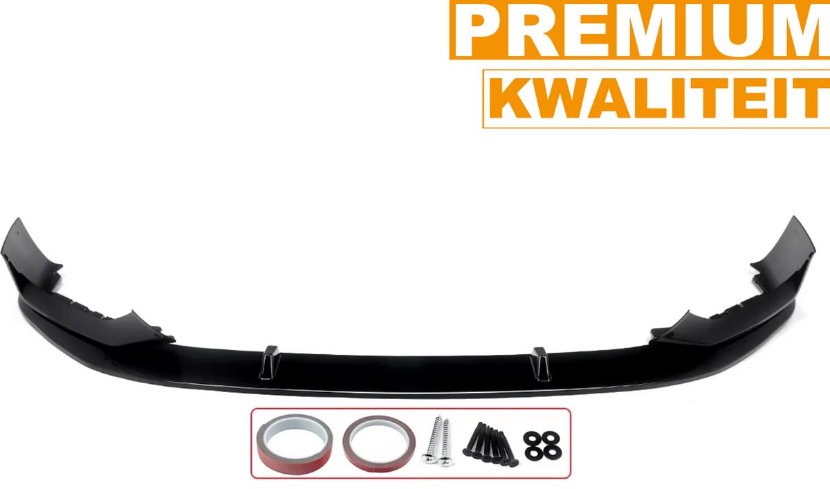 Voorbumper - Voor BMW 5-Serie G30/G31/G38 M Sport 2021-2023 - Auto accessoires - Splitter lip - Gloss Zwart