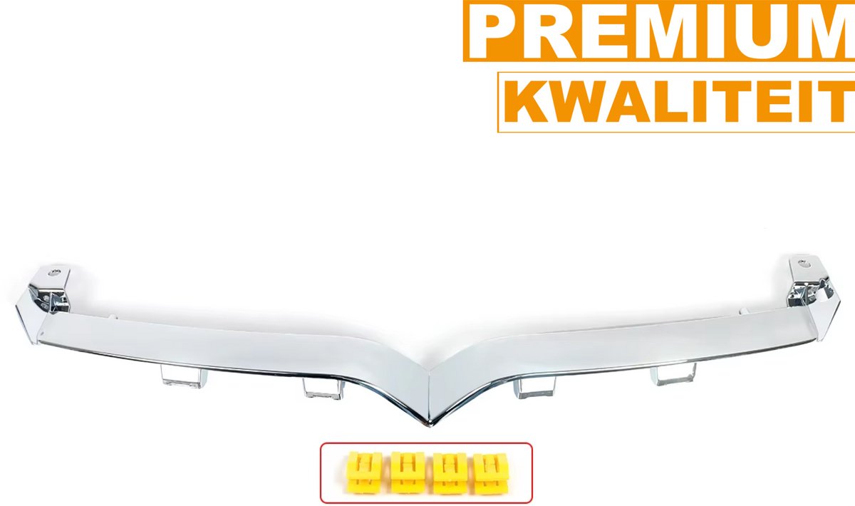 Voorbumper Grille Sierlijst - Chroom - Voor Tesla Model S (2016-2021)