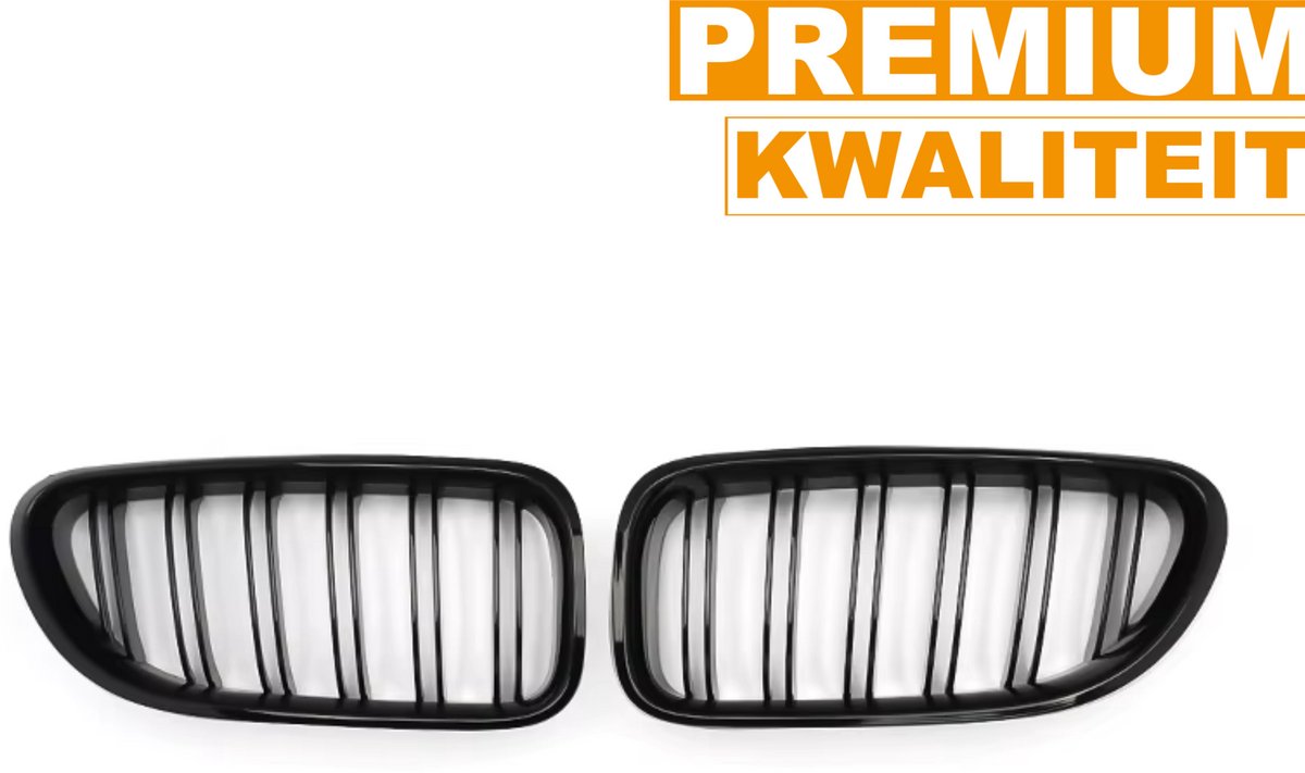 Voorbumper grille - Voor BMW 6 Serie F12/F13/F06 M6 (2012-2018)- Gloss Black - M Look - Auto accessoires