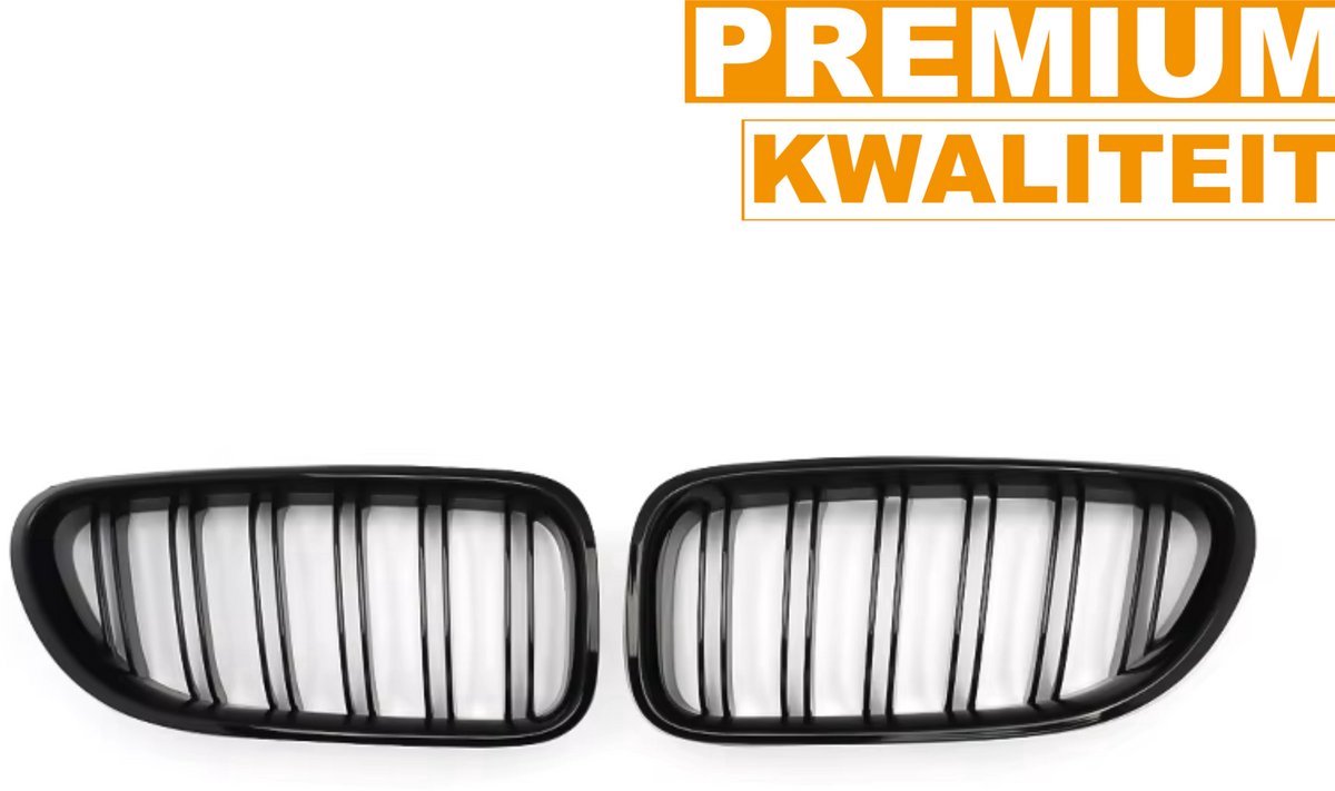 Grille M6 Vaylen - Voorbumper grille - Voor BMW 6 Serie F12/F13/F06 M6 (2012-2018) - Gloss Black - M Look - Auto accessoires