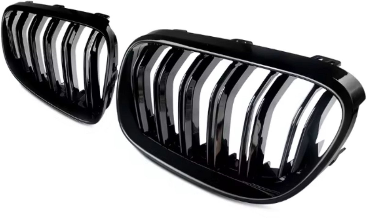 Voorbumper - Voor BMW E92/E93 Coupe 2009-2013 - Auto accessoires - Niergrille - Dubbelsteg - Zwart