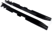 Zijscherm Afwerkingslijst - Voor BMW X3 X3M G01/X4 X4M G02 (2018-2023) - Zijkant - Gloss Black - Auto accessoires