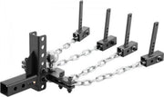 Trekhaakdrager - Voor caravan - Trekhaak aanhanger - Driehoek 45,7cm - Kettinglengte 10,2cm - Trekbeugel