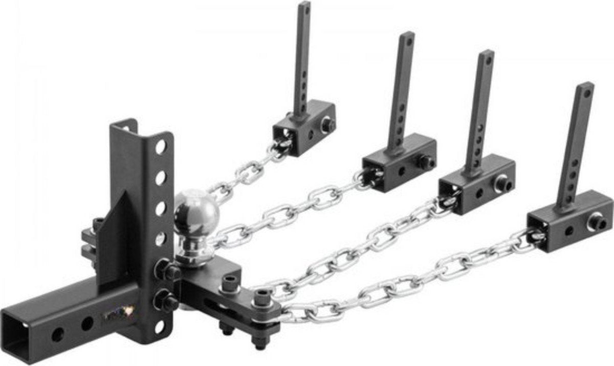 Trekhaakdrager - Voor caravan - Trekhaak aanhanger - Driehoek 45,7cm - Kettinglengte 10,2cm - Trekbeugel