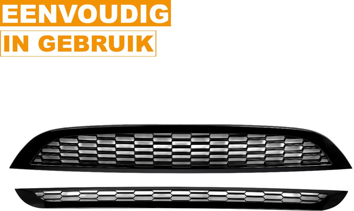 Honingraat Voorbumper Grille Racing Roosters - Voor Mini Cooper & S R50 R52 R53 2002-2006 - Auto Accessoires