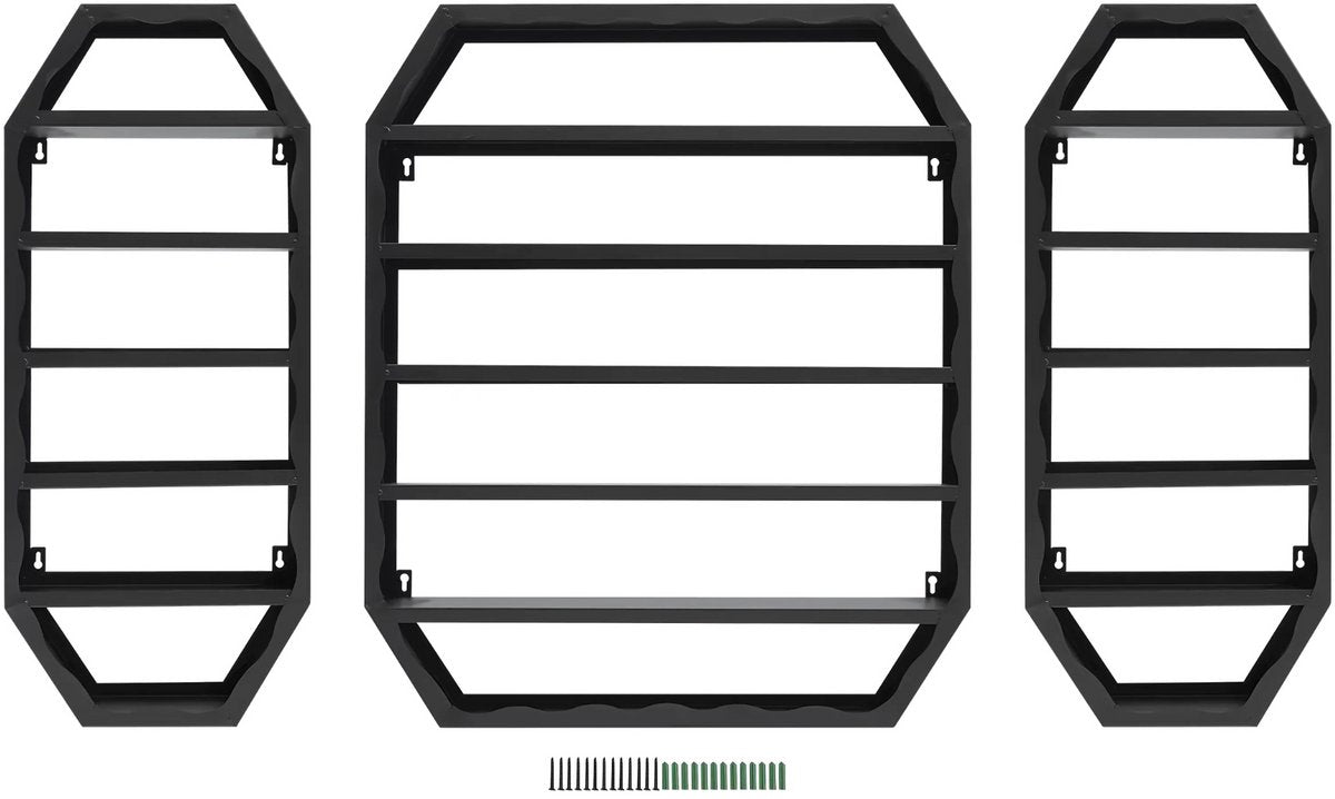 Nagellak rek - Nagellak organizer - Wandrek - Zwart