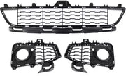 Mistlicht Cover Griton - Mistlicht Grille Cover - Voor BMW F32/F33/F36 (2013-2020) - M Sport Midden + Links + Rechts - Auto accessoires
