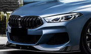 Voorbumper grille Vortex - Gloss Zwart - Met Camera - Auto accessoires - Voor BMW 8 Serie G14/G15/G16 (2020-2022)