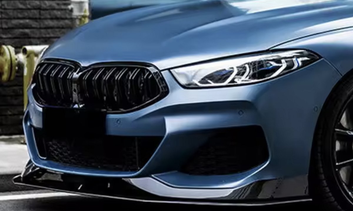 Voorbumper grille Vortex - Gloss Zwart - Met Camera - Auto accessoires - Voor BMW 8 Serie G14/G15/G16 (2020-2022)