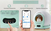 Zelfreinigend Kattenbak - Kattentoilet - Voor Meerdere Katten - Automatisch & Geschikt Voor Diverse Katten - 65L Capaciteit