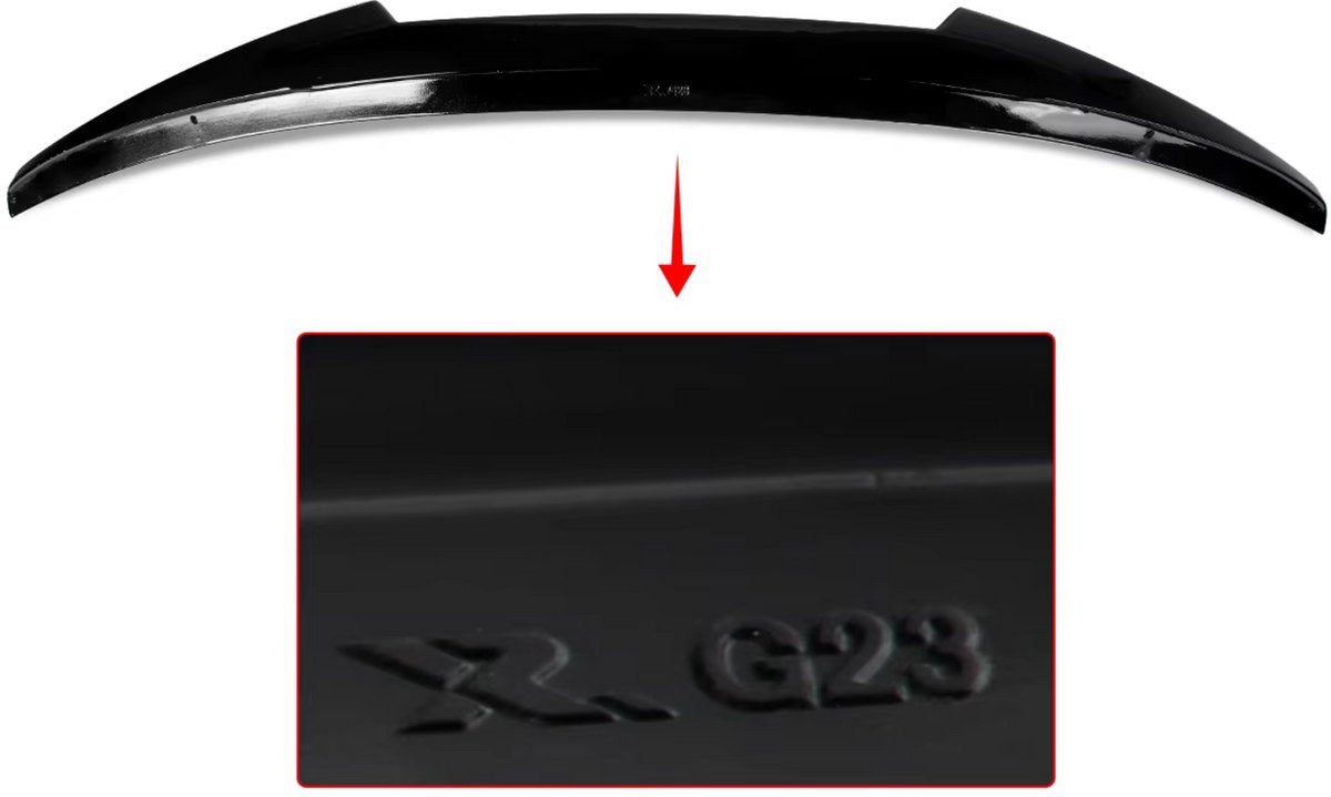 Achterspoiler - Voor BMW 4 Serie F33/F83 Cabriolet 2014-2020 - Auto accessoires - Kofferspoiler - Achterklepspoiler - Gloss Zwart