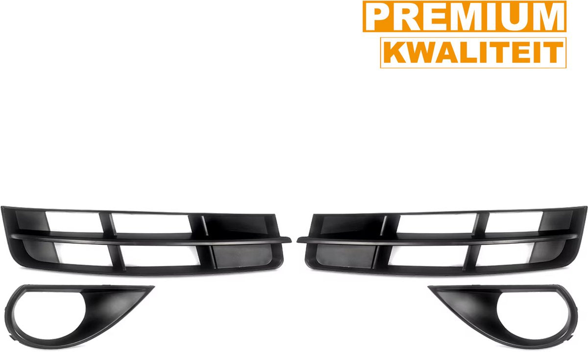 Grille - Voor Audi Q7 MK1 Standaard Bumper 2010-2015 - Auto accessoires - Mistlichtgrille - Bumpercover voorzijde