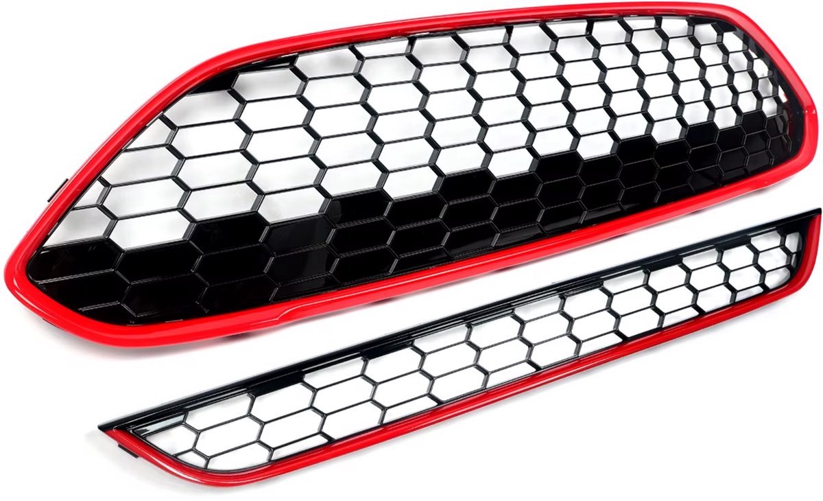 Voorbumper Hoofdbumpergrille + Ondergrilles Vaylen - Voor Ford Fiesta Mk7.5 Facelift (2013-2017) - Auto Accessoires