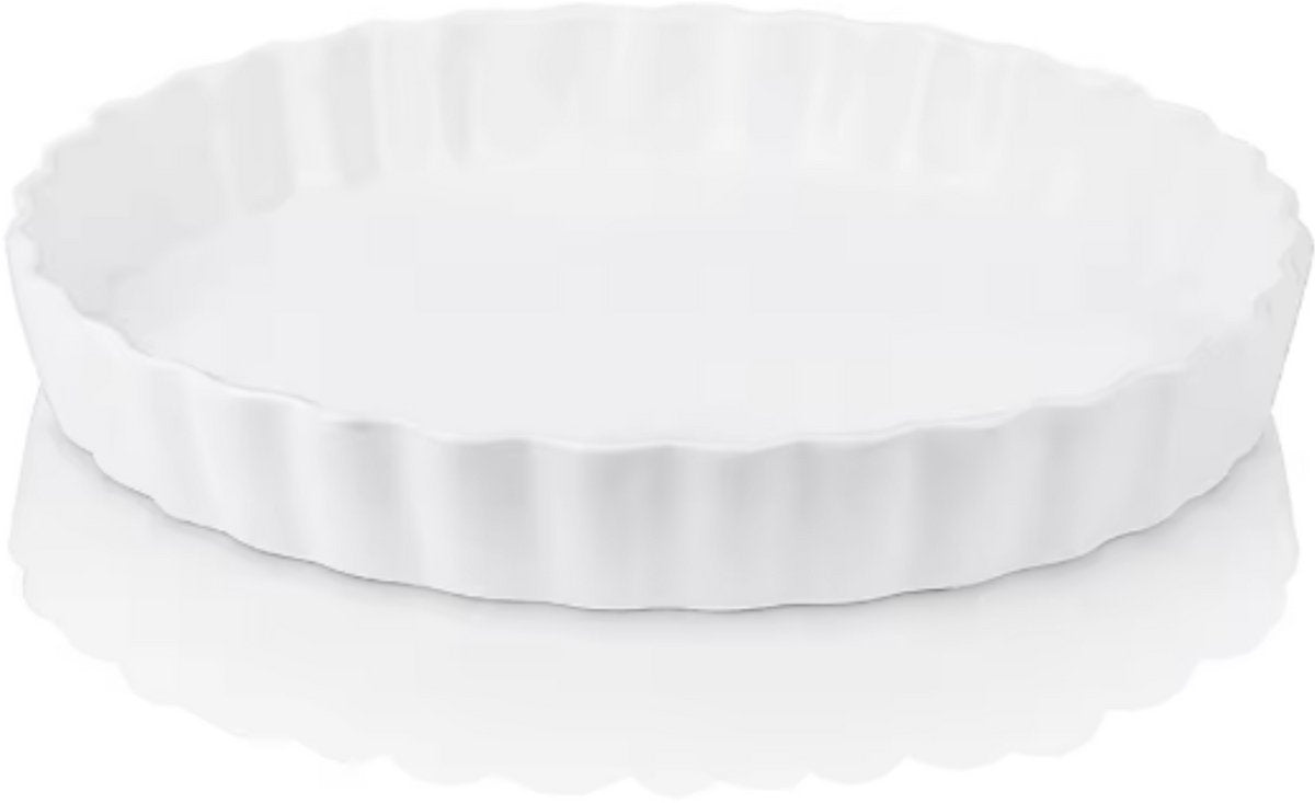 Ventina Ovenschaal Exclusiva - 1 delig - Wit - 1200ML - Servies - Diepe borden - Ontbijtborden - Bordenset