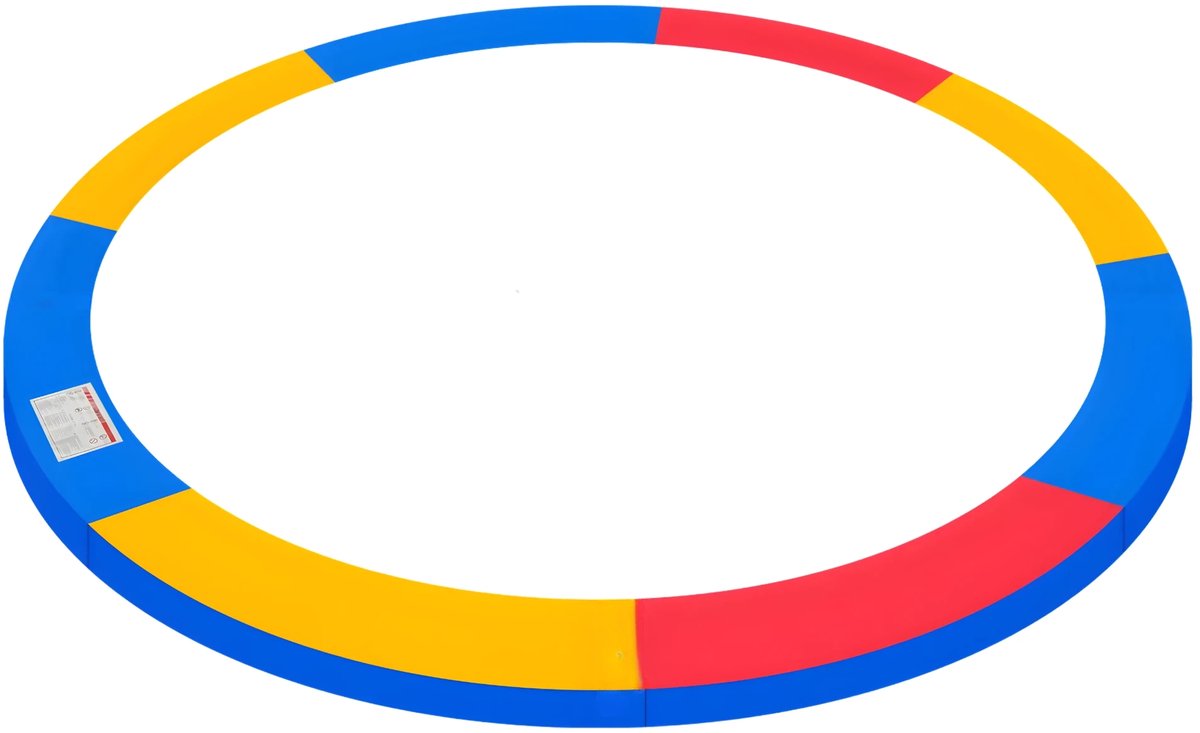 Trampoline Randkussen - Beschermkussen - Beschermrand - Trampolinerand - Diameter buitenring: 4,2 m - Multicolor
