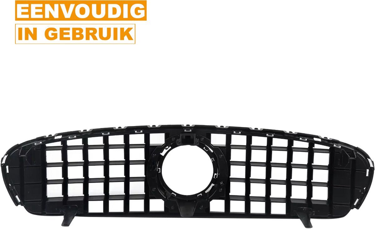 Grille GTR Velaro - GTR Stijl Grille - Chroom/Zwart - Voor Mercedes GLC W253/X253 GLC300, GLC350, GLC43 (2020+)