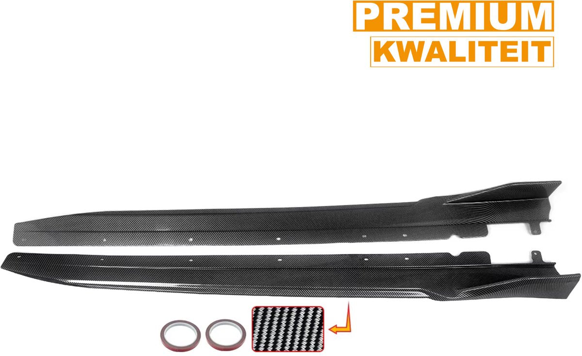 Zijrokken Verlenging - Koolstofvezel Look - Voor BMW 3 Serie G20/G28 M Sport (2019-2023) - Performance Accessoire