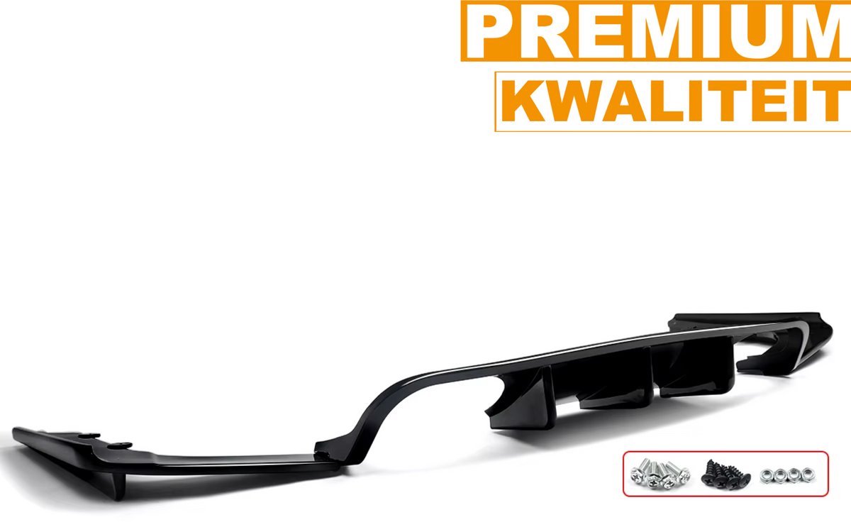 Diffuser Lipspoiler Voltrax - Achterbumper Lipspoiler Diffuser - Voor BMW E92 Coupe/E93 Cabriolet M3 (2008-2013) - Koolstofvezel - Auto accessoires